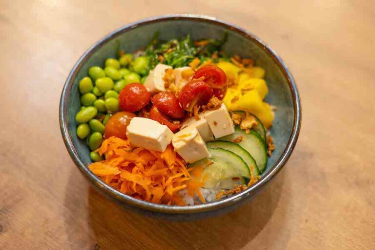 Comida vegetariana restaurante Madrid Legazpi La Cantina